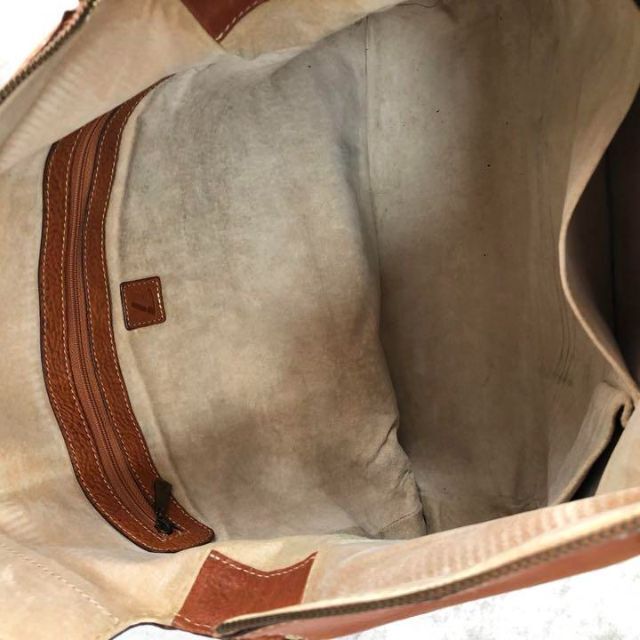 良品】土屋鞄 トーンオイルヌメ デイリートート 本革 ビジネス A4 茶