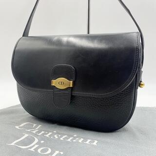 Christian Dior CDロゴ 2WAY 黒 レザー ショルダーバッグ - library 