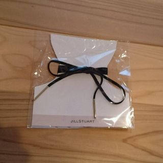 ジルスチュアート(JILLSTUART)の送料込☆JILLSTUART☆ﾘﾎﾞﾝ☆ﾁｮｰｶｰ☆黒☆ｼﾞﾙｽﾁｭｱｰﾄ(ネックレス)