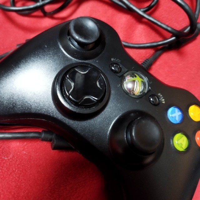 Xbox360(エックスボックス360)のXbox 360 Controller (Liquid Black) スマホ/家電/カメラのPC/タブレット(PC周辺機器)の商品写真