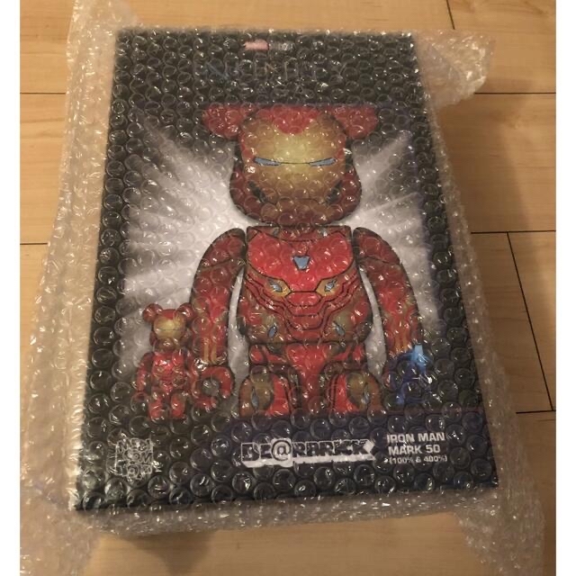 MEDICOM TOY(メディコムトイ)のBE@RBRICK IRON MAN MARK 50 100%&400% エンタメ/ホビーのフィギュア(その他)の商品写真