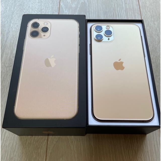 【美品】【おまけ付】iPhone 11pro 256GB ゴールド　simフリー