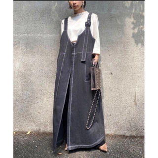 アメリヴィンテージ(Ameri VINTAGE)のAmeri  新品★ SHOREDITCH OVER DRESS(ロングワンピース/マキシワンピース)