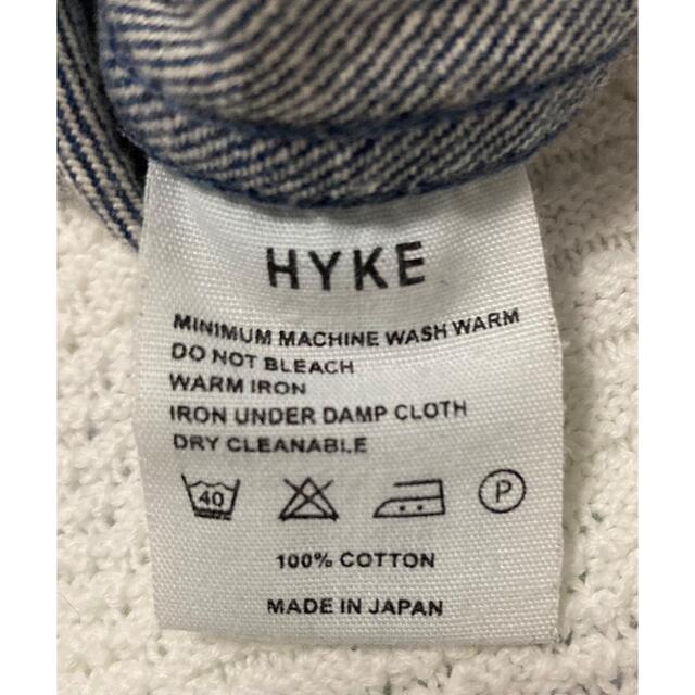 HYKE(ハイク)の【値下】HYKE*デニムワンピース ショートスリーブ SIZE１(S〜Mサイズ) レディースのワンピース(ひざ丈ワンピース)の商品写真