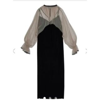 アメリヴィンテージ(Ameri VINTAGE)のMANY WAY AIRY VEIL DRESS(ロングドレス)