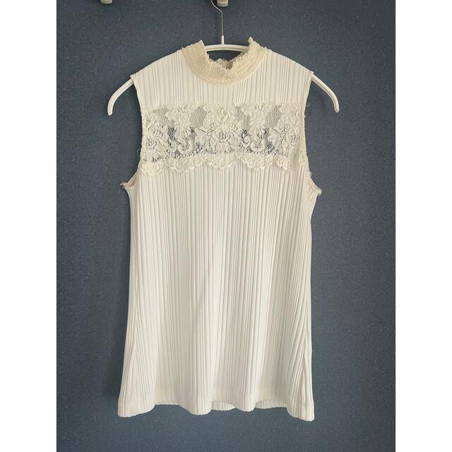 3.1 Phillip Lim レースノースリーブトップス ホワイト brad-stone.com