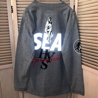 ウィンダンシー(WIND AND SEA)の即完売品　WIND AND SEA × HYSTERIC GLAMOUR Tee(Tシャツ/カットソー(七分/長袖))