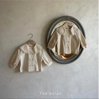 フタフタ(futafuta)の韓国子供服 スクエアセーラーブラウス thebeige(ブラウス)