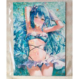 ホロライブ　雪花ラミィ　YUKIHANA ART 2 C100リンユウ先生FA(アイドルグッズ)