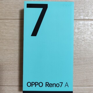 オッポ(OPPO)の新品  OPPO Reno7 A SIMフリー  ブラック(スマートフォン本体)