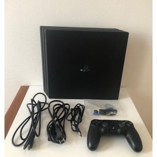 プレイステーション4(PlayStation4)のPlayStation4 pro  1TB ジェットブラック　縦置きスタンド付き(家庭用ゲーム機本体)