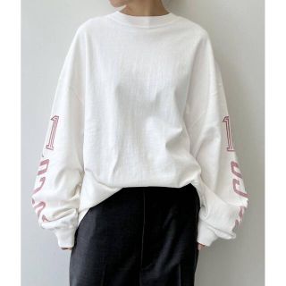 アパルトモンドゥーズィエムクラス(L'Appartement DEUXIEME CLASSE)の新品⭐️【REMI RELIEF/レミレリーフ】Graphic L/S T-SH(カットソー(長袖/七分))