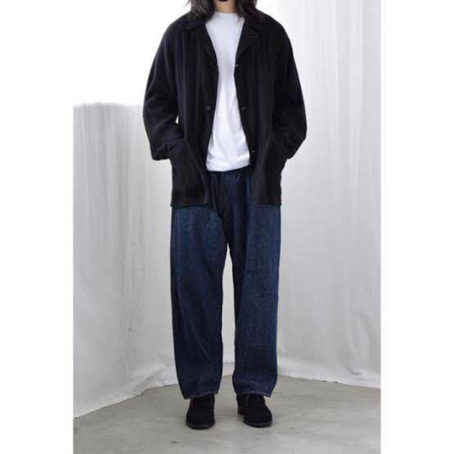 【22SS】COMOLI デニム 5Pパンツ NAVY