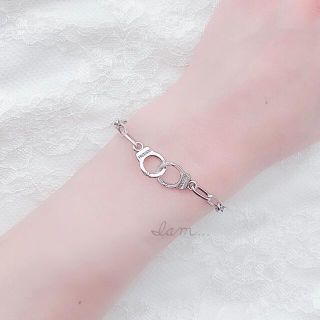 hand cuffs oval chain bracelet(ブレスレット/バングル)