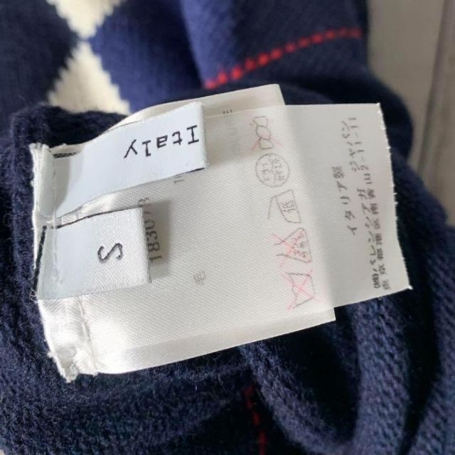 美品】バレンシアガ BALENCIAGA 2007FW アーガイル ニット