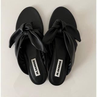 ジルサンダー  JIL SANDER リボンサンダル　38