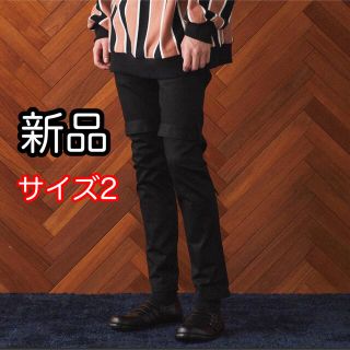 シャリーフ(SHAREEF)のSHAREEF シャリーフ スキニーパンツ ブラック　サイズ2  当日発送 (デニム/ジーンズ)