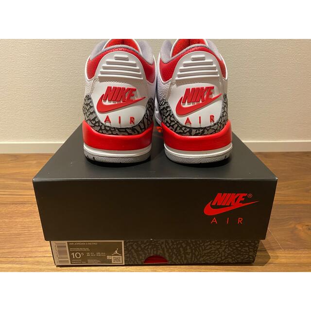 NIKE エア ジョーダン3 Fire Red fire red 2022