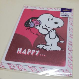 スヌーピー(SNOOPY)のスヌーピー  多目的立体カード(キャラクターグッズ)