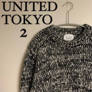 ステュディオス(STUDIOUS)の【美品】UNITED TOKYO ユナイテッドトウキョウ　総柄　ニット　厚手(ニット/セーター)