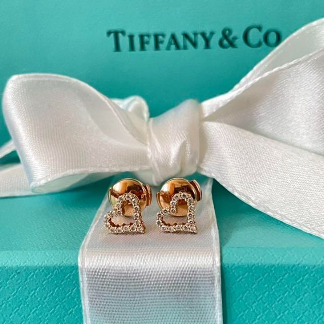 ヤモンドが Tiffany 未使用ティファニーのハートダイヤモンドRG