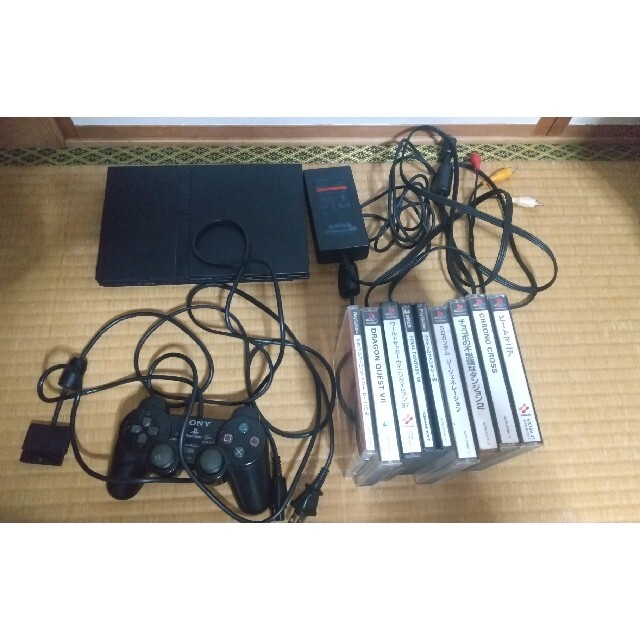 動作確認済 PS2本体プレステ2（SCPH-75000）、ソフト付きSONY Pプレイステーション2