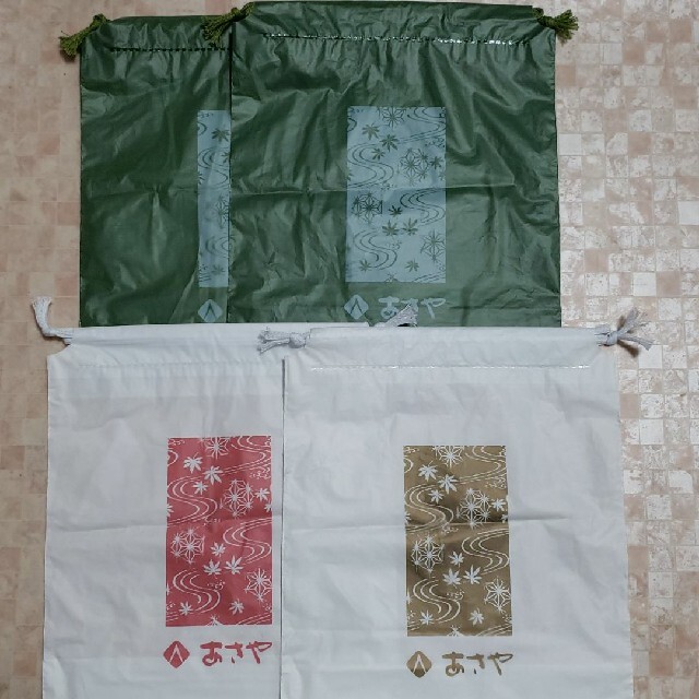 鬼怒川温泉　あさや　ビニール巾着 レディースのバッグ(エコバッグ)の商品写真