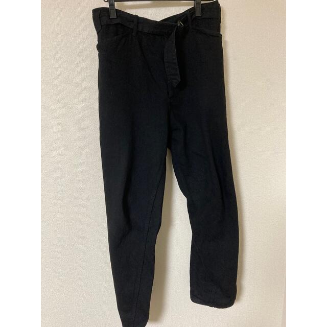 comoli 22aw 2 ベルテッドデニム Black | www.carmenundmelanie.at