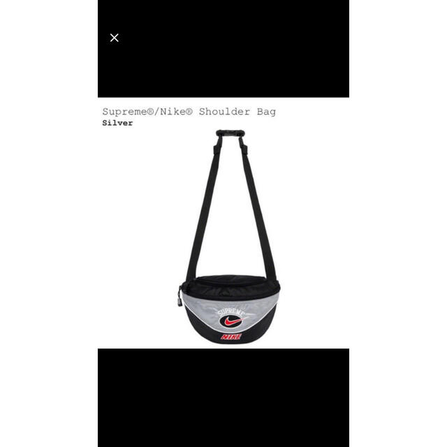 Supreme®/Nike® Shoulder Bag シルバー