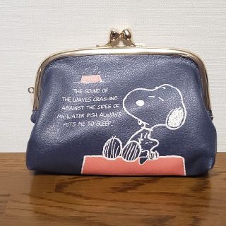 ピーナッツ(PEANUTS)のSNOOPY がまぐちポーチ(キャラクターグッズ)