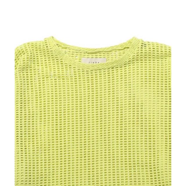 Jieda(ジエダ)のJieDa MESH L/S T-SHIRT YELLOW 2 メンズのトップス(Tシャツ/カットソー(七分/長袖))の商品写真