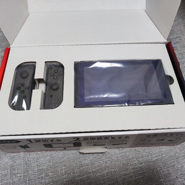 Nintendo Switch 本体 新型グレー 純正プロコン