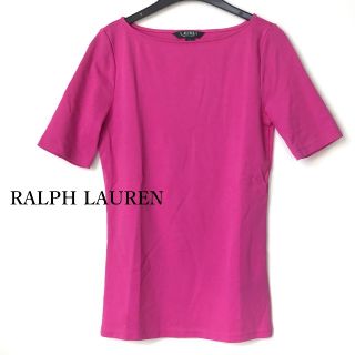 ラルフローレン(Ralph Lauren)の美品★RALPH LAUREN カットソー S ピンク(カットソー(半袖/袖なし))