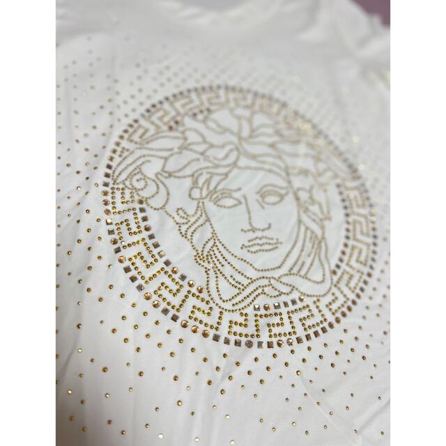 VERSACE(ヴェルサーチ)のVersace ヴェルサーチ Tシャツ ホワイト メンズのトップス(Tシャツ/カットソー(半袖/袖なし))の商品写真