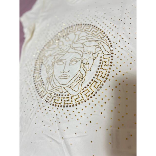 VERSACE(ヴェルサーチ)のVersace ヴェルサーチ Tシャツ ホワイト メンズのトップス(Tシャツ/カットソー(半袖/袖なし))の商品写真