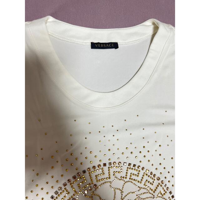 VERSACE(ヴェルサーチ)のVersace ヴェルサーチ Tシャツ ホワイト メンズのトップス(Tシャツ/カットソー(半袖/袖なし))の商品写真