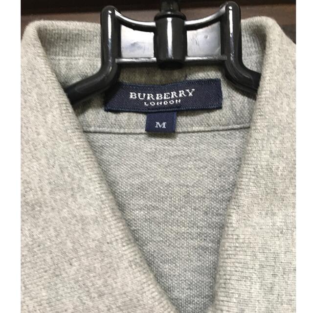 BURBERRY(バーバリー)のバーバリー　ポロシャツ　ボーダー　Mサイズ メンズのトップス(ポロシャツ)の商品写真