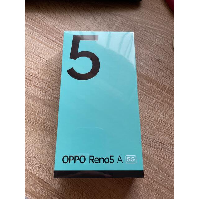 新品未開封 OPPO Reno 5A 5G アイスブルー - スマートフォン本体