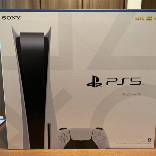 PlayStation(プレイステーション)のプレイステーション5  PS5  ディスクドライブ搭載モデル エンタメ/ホビーのゲームソフト/ゲーム機本体(家庭用ゲーム機本体)の商品写真