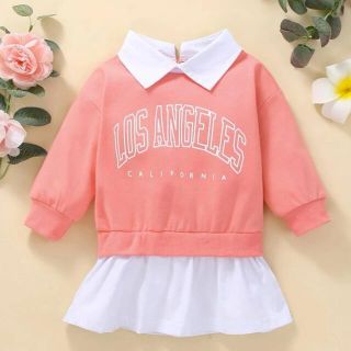 女の子 シャツワンピース 新品(ワンピース)