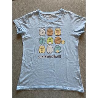 ユニクロ(UNIQLO)のUNIQLO kids 半袖Tシャツ　すみっコぐらし　150 水色(Tシャツ/カットソー)