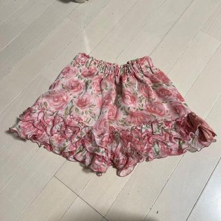 ジルスチュアート(JILLSTUART)の花柄　ショート　パンツ　ジルスチュアート　130(パンツ/スパッツ)