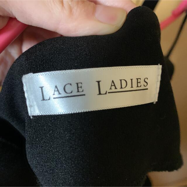 LACE LADIES レースレディース ワンピース  黒 レディースのワンピース(ロングワンピース/マキシワンピース)の商品写真