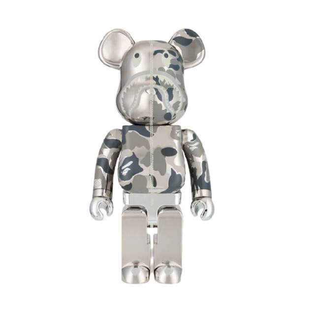 超ポイントバック祭】 Be@rbrick BE@RBRICK BAPE 1000% SILVER SHARK CAMO その他 