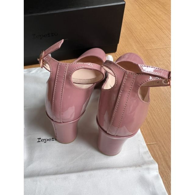 repetto(レペット)のレペット　ストラップ　パンプス　ピンク　1回のみ使用　美品　53,900円のお品 レディースの靴/シューズ(ハイヒール/パンプス)の商品写真