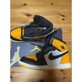 ナイキ(NIKE)のNike TD Air Jordan 1 High OG "Taxi"(スニーカー)