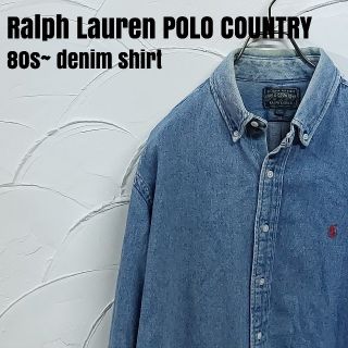 RRL - Ralph Lauren POLO COUNTRY/ポロカントリー デニムシャツの通販