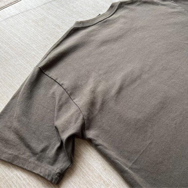 THE NORTH FACE(ザノースフェイス)のノースフェイス　ショートスリーブヘビーコットンティー　メンズ　カーキ系　M 半袖 メンズのトップス(Tシャツ/カットソー(半袖/袖なし))の商品写真