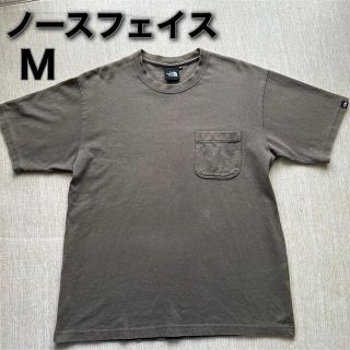 ザノースフェイス(THE NORTH FACE)のノースフェイス　ショートスリーブヘビーコットンティー　メンズ　カーキ系　M 半袖(Tシャツ/カットソー(半袖/袖なし))