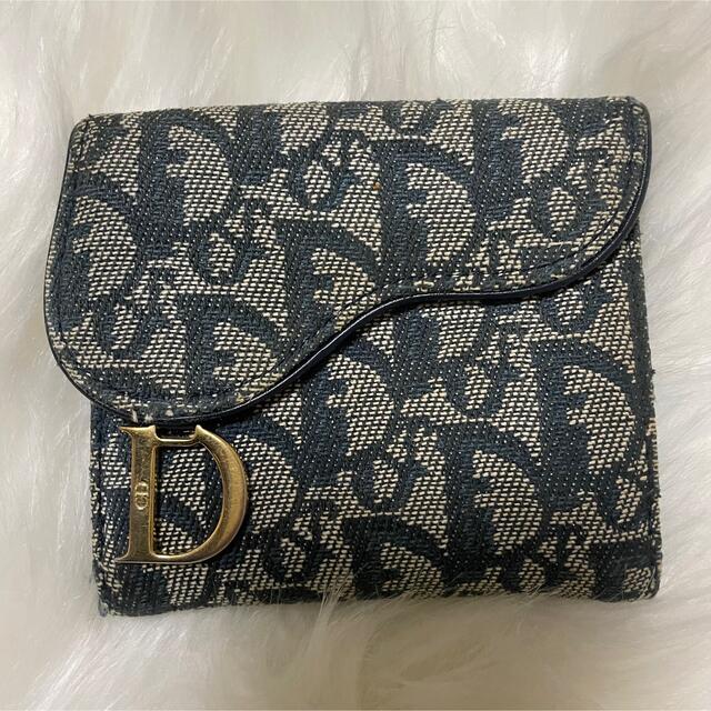 【人気】Dior ディオール　トロッター　オブリーク　D金具　財布　サドル